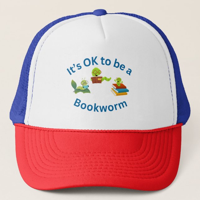 Boné Tudo bem ser um Bookworm (Frente)