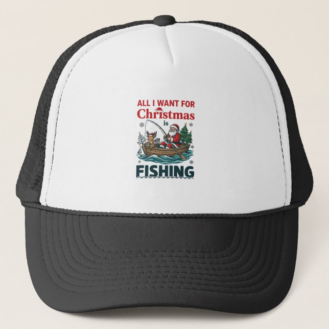 Boné Tudo O Que Queremos No Natal É Barco De Renas De P (Frente)