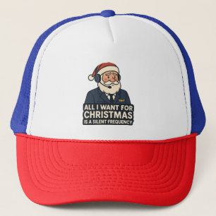 Boné Tudo o que Quero no Natal é uma Frequência Clara n