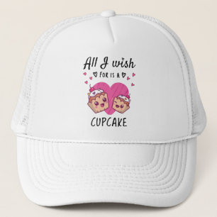 Boné Tudo que eu desejo é um Cupcake