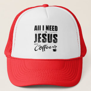 Boné Tudo Que Preciso É Do Chapéu De Jesus E Café