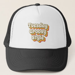 Boné Tuesday Groovy Style 70er Retro Design