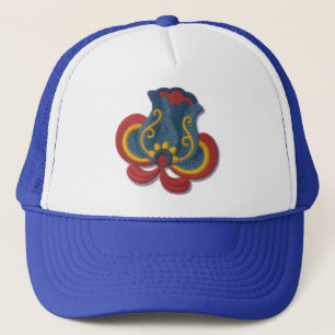 Boné Tulipa de Rosemaling do norueguês