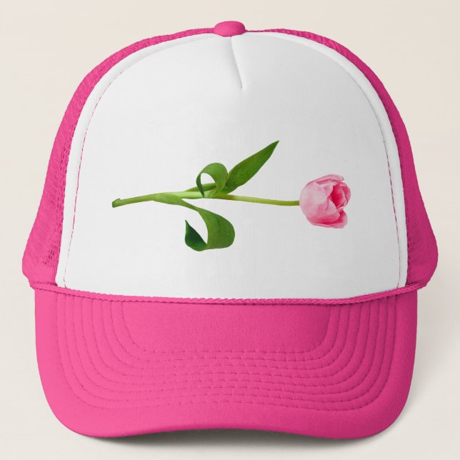 Boné Tulipa Rosa (Frente)