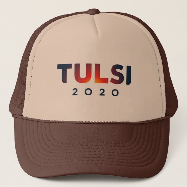 Boné Tulsi Gabbard para o Presidente Hat 2020 (Frente)