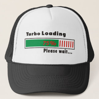 Boné Turbo que carrega por favor espera