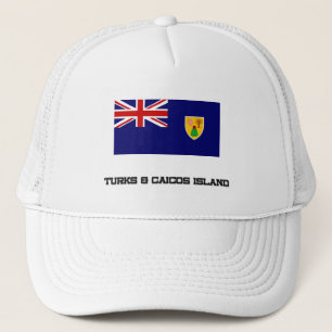 Boné Turcos & bandeira da ilha de Caicos