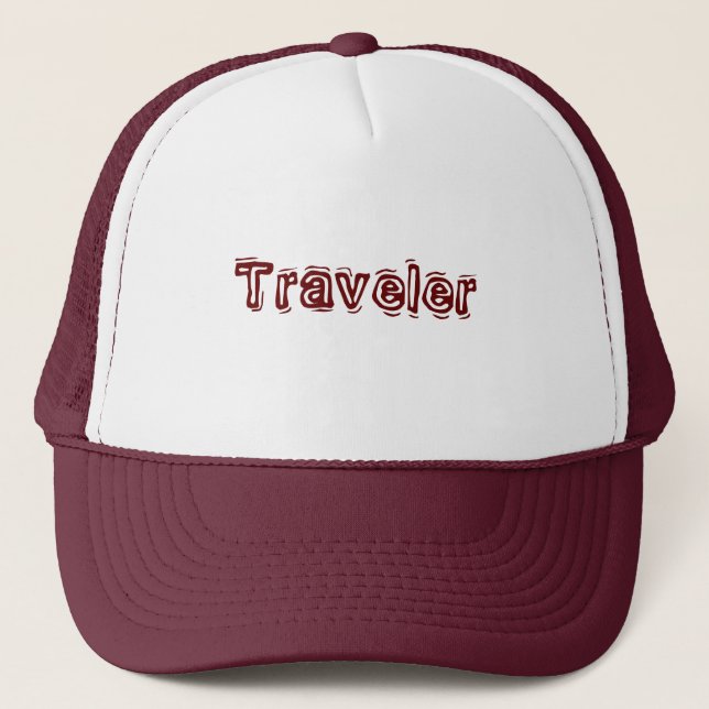 Boné Turnê de Viajantes Brancos e Maroon (Frente)
