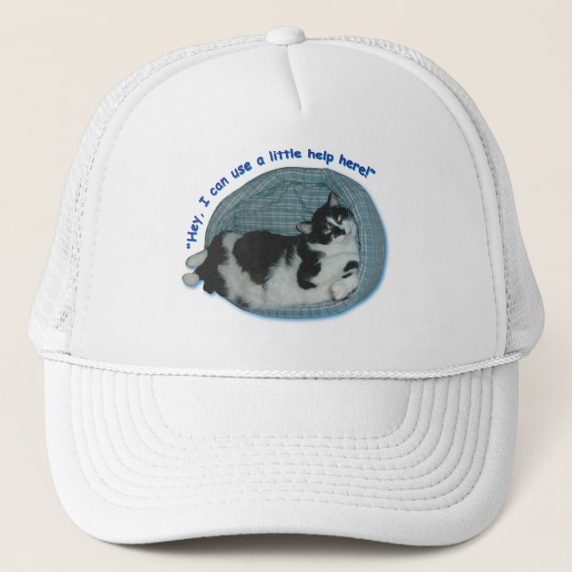 Boné Tuxedo Cat Humor (Frente)