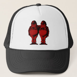 Boné Tweedle Dee e Tweedle a suficiência vermelha