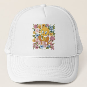 Boné TWEETY™ Gráfico de Bordado Floral