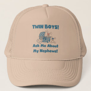 Boné Twin Boys Perguntam Sobre Meu Sobrinho