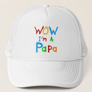 Boné Uau, sou Camiseta de Papá e Gafts