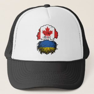 Boné Ucrânia Canadá, Canadá, Canadá, Bandeira de Raízes