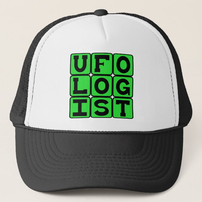 Boné Ufólogo, Estudo de Discos Voadores (Frente)