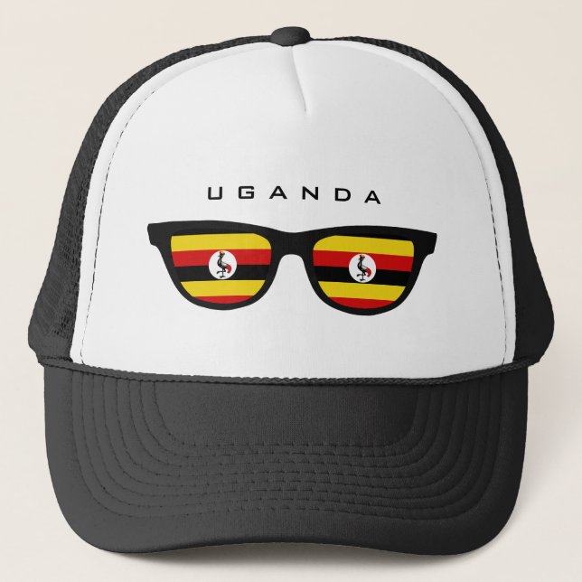Boné Uganda protege chapéus feitos sob encomenda (Frente)