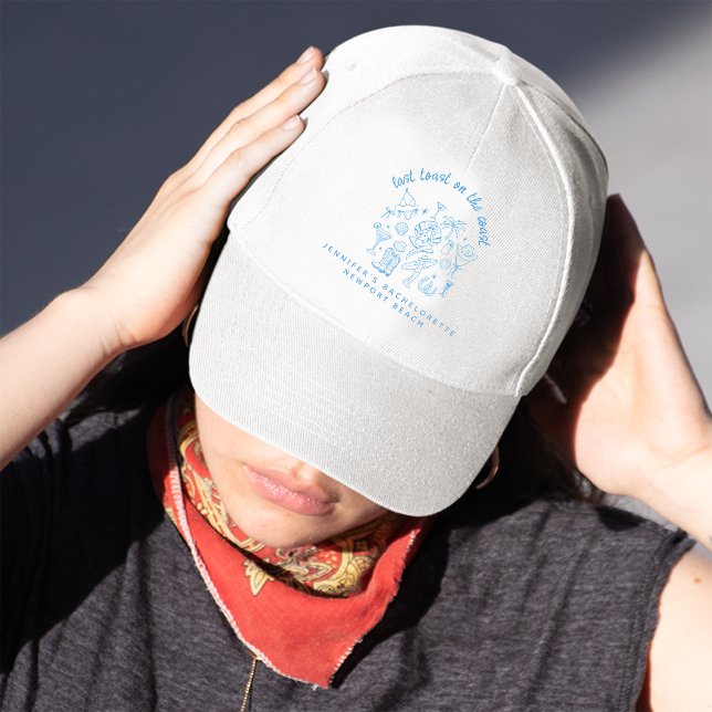 Boné Último Brinde Cowgirl de Praia Bach Bachelorette (Criador carregado)