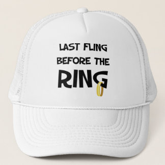 Boné Último fling antes do anel
