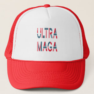 Boné Ultra MAGA Trump Patriota Republicano Conservador
