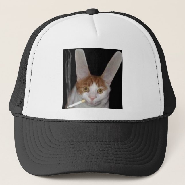 Boné Um cabbit vivo real (Frente)