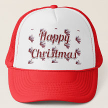 Um chapéu com Papai Noel, a mais bela alegria