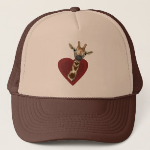 Boné Um Coração Para Girafas