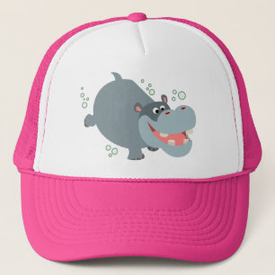 Boné Um desenho animado de Hippo Hat