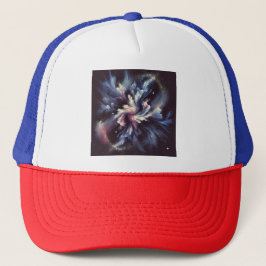 Boné Um design de abstrato-galáxia captando o mistério