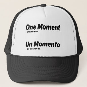 Boné Um Momento, Un Momento, Aprenda O Cartão De Incuba