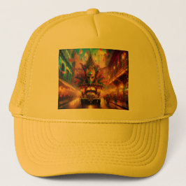 Boné Um Olhar Fantástico Para Uma Parada Do Mardi Gras