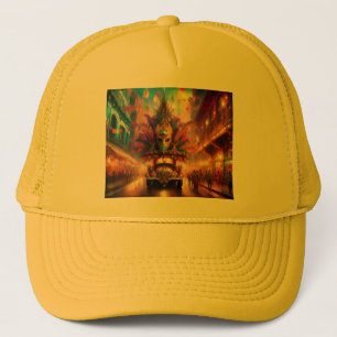 Boné Um Olhar Fantástico Para Uma Parada Do Mardi Gras