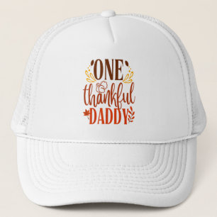 Boné Um Pai de Ação de Graças Matchin da Família do Dia