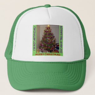 Boné Uma Árvore de Natal Real
