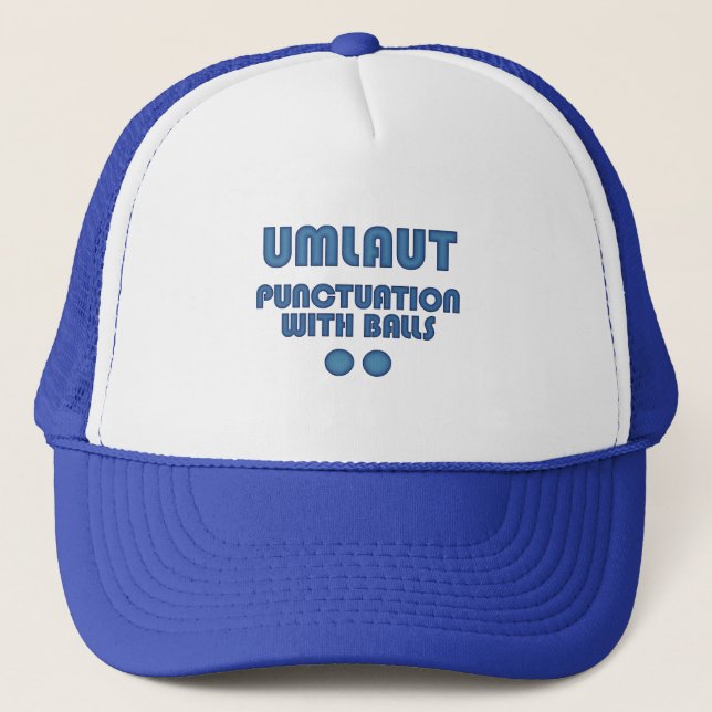 Boné Umlaut Balls (Azul) (Frente)