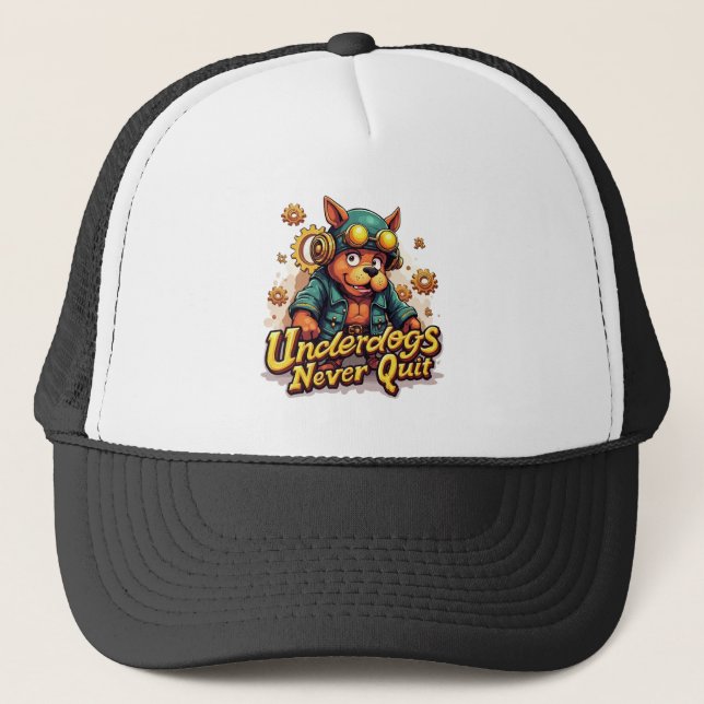 Boné Underdogs Never Quit Cap – Motivational Hat (Frente)