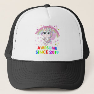 Boné Unicorn aniversário de 3 anos Unicorn de 3 anos Gi