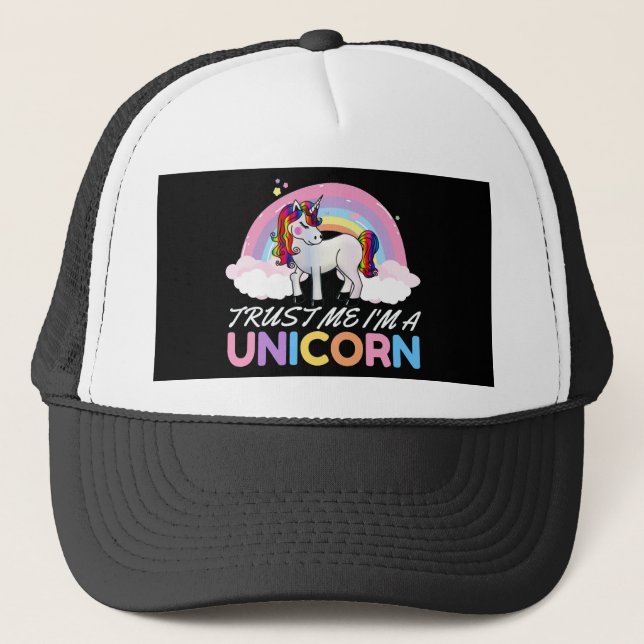 Boné Unicorn Confie em mim sou Unicórnio (Frente)
