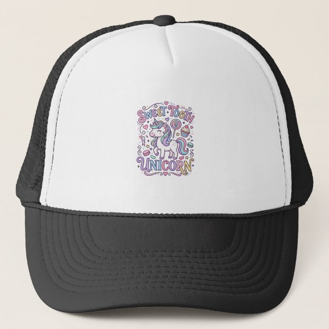 Boné Unicórnio Doce Dente Unicórnio Original Merch Desi (Frente)