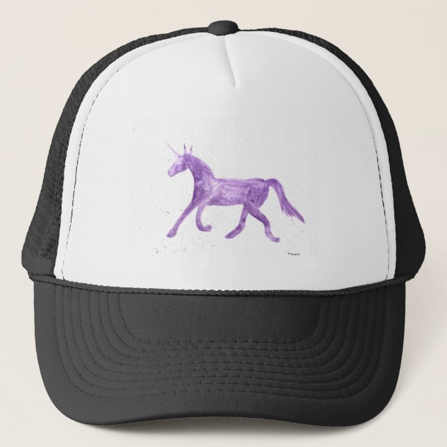 Boné unicórnio roxo (Frente)