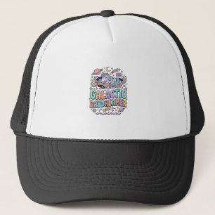 Boné Unicórnio Sonhador Galáctico Kawaii Adesivo e Cami
