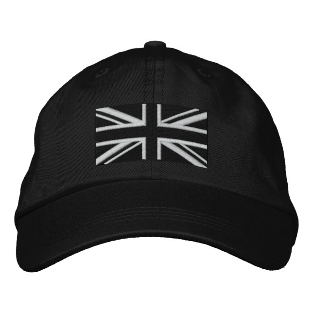 Boné Union Jack ~ Black and White (Frente)