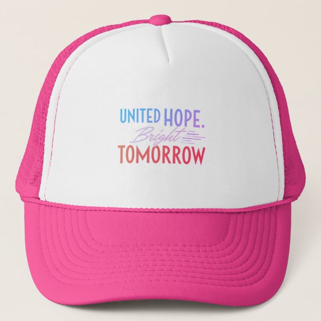 Boné United Hope Bright Amanhã Trucker Hat (Frente)