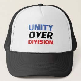 Boné "Unity over Division" azul vermelho branco