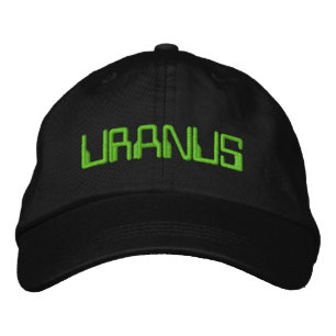 Boné Uranus bordou o chapéu