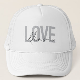 Boné Urban, moderno, simples, legal design Love Illinoi