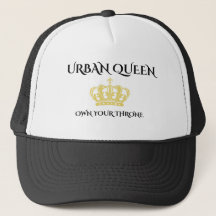 URBAN QUEEN OWN YOUR THROWN,NYLON MESH TRUCKER HAT