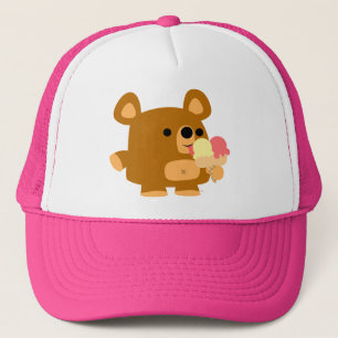 Boné Urso bonito dos desenhos animados com bolas:)