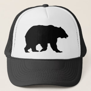 Boné Urso Chapéu Silhueta de Urso Pardo
