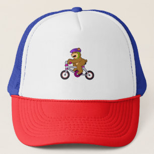 Boné Urso com Bicicleta e Capacete
