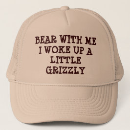 Boné Urso comigo eu acordei o urso
